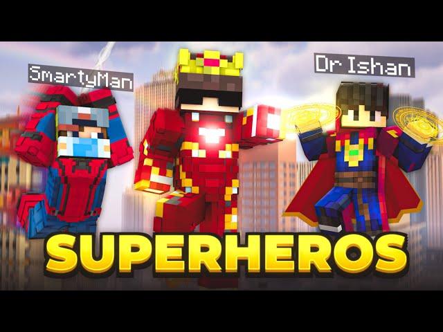 We Became SUPER HEROS in Minecraft!