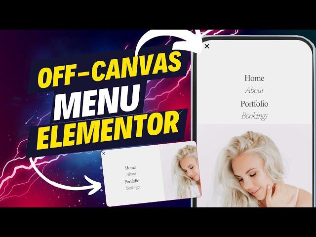 How to create a mobile responsive off-canvas menu in Elementor Pro with easy steps