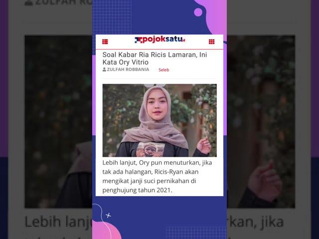 Ria Ricis dan Teuku Ryan Bakalan Langsungkan Lamaran #SHORT