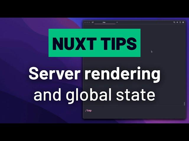 Server Rendering and Global State