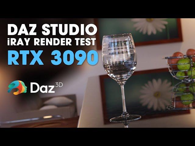 RTX 3090 Real-time Rendering Test ~ DAZ Studio Nvidia Iray, Archviz