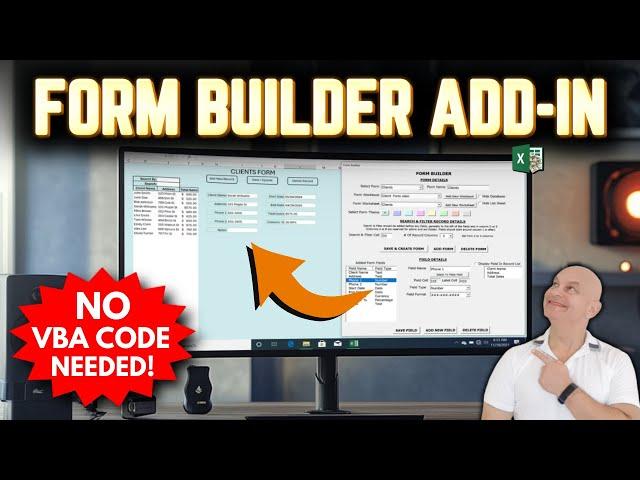 This Free Excel Add-in Creates Sheet Forms WITHOUT VBA CODE