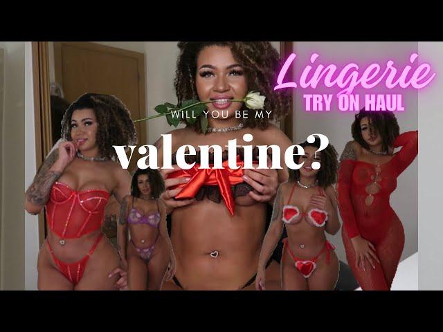 *naughty* LINGERIE TRY ON HAUL | VALENTINES Q&A Edition