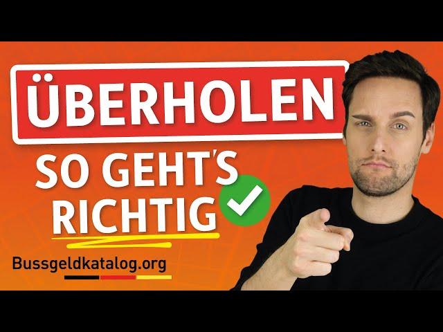 Sicher überholen in 3 Schritten  - Macht ihr es richtig?