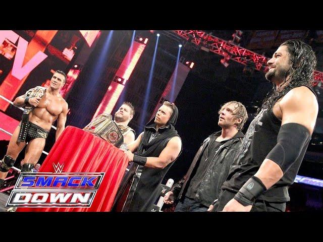 "Miz TV" with guests Reigns, Ambrose, Del Rio & Owens: SmackDown, Nov. 19, 2015