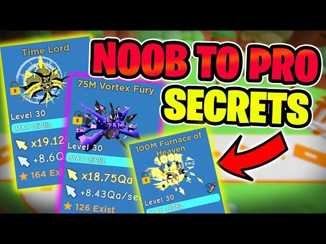 Noob to Pro with 3 SECRET PETS...  in Clicker Simulator