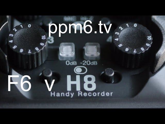 Zoom F6 v H8 - Can there only be one winner? Is the H8 actually a field recorder at all? Shure SM7B