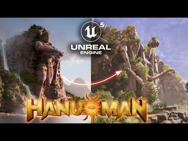 3D Environment In Unreal Engine 5 |Prasanth Varma's HANUMAN