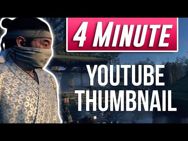 How to Make a YouTube Thumbnail Tutorial | Photoshop CC 2020