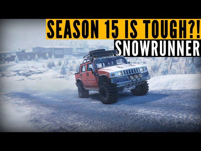 SnowRunner Season 15 as DIFFICULT as AMUR?