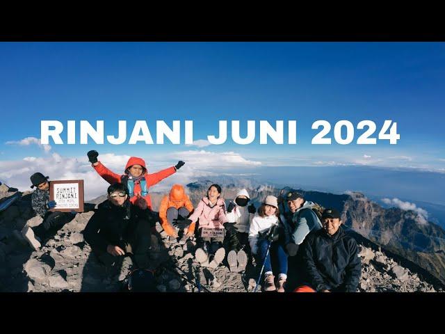 Trip Rinjani Juni 2024 -  Ulang tahun di puncak , oke mantap !