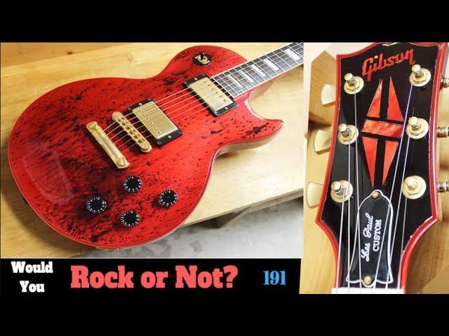 Splatter and Sparkle? | 2012 Gibson Les Paul Custom Shop | Would You Rock or Not? 191