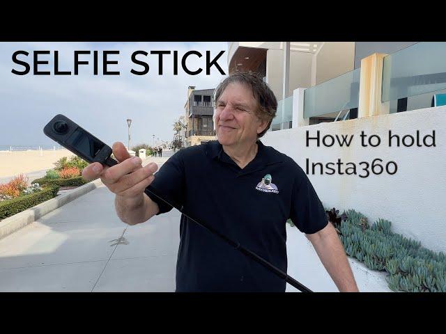 INSTA360: How to hold the INVISIBLE Selfie Stick