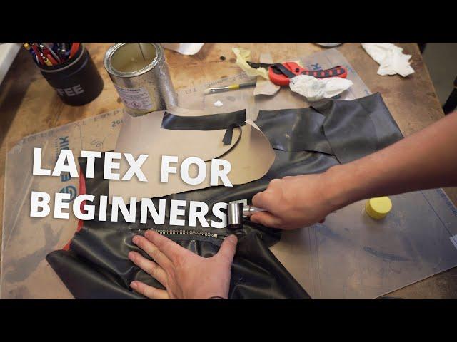 DIY Latex Leggings - Step by step tutorial for beginners.