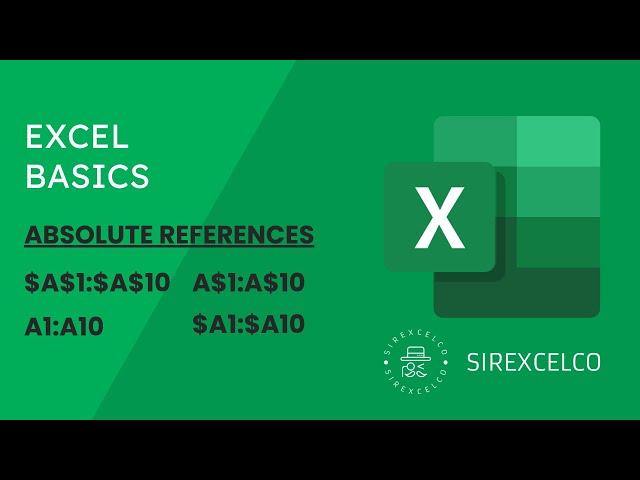 Relative vs Absolute Cell References in Excel? | Types of References Explained !!