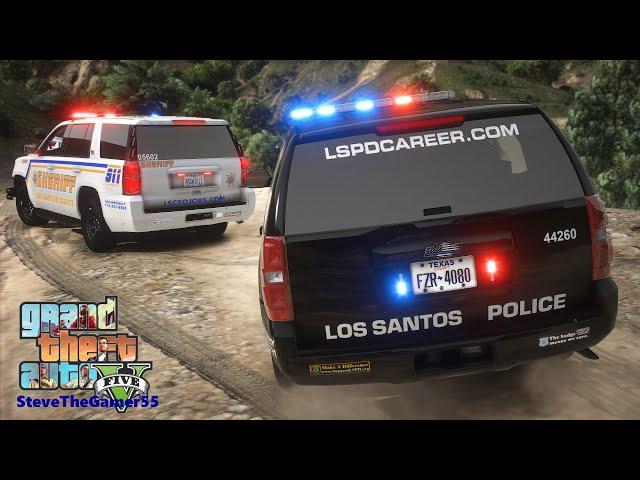 Playing GTA 5 As A POLICE OFFICER City Patrol| HPD|| GTA 5 Lspdfr Mod| 4K