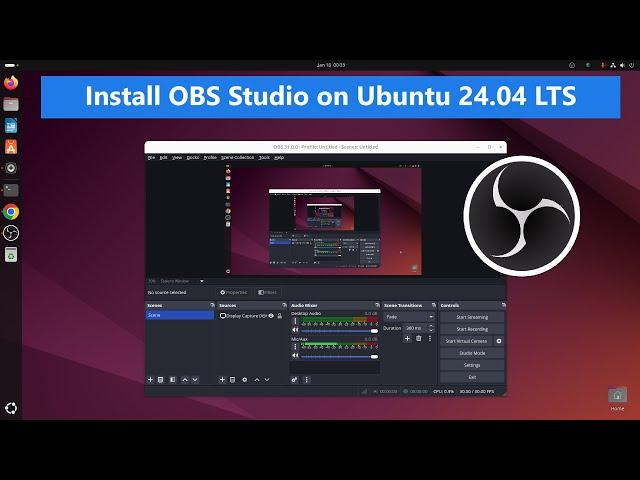 How to install OBS Studio on Ubuntu 24.04 LTS [2025]