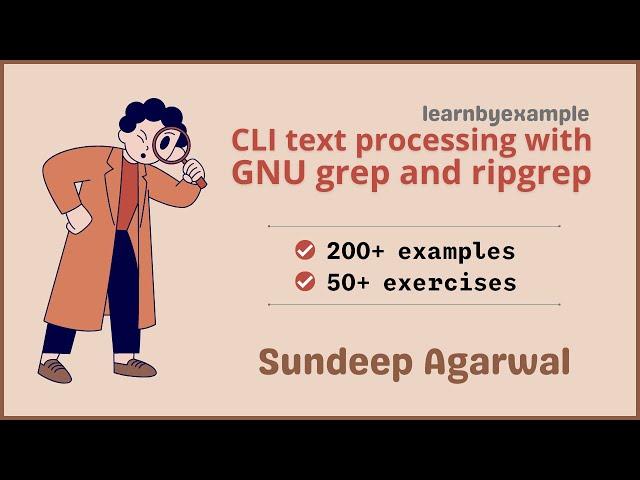 Ebook Promo: CLI text processing with GNU grep and ripgrep