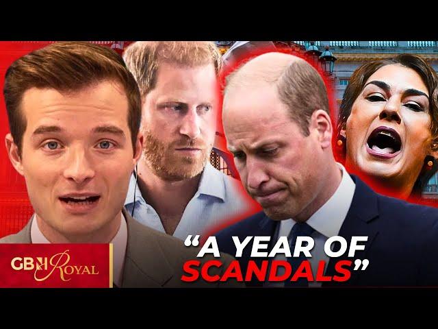 What HAPPENED This Year!? Megan & Harry's Ill-Advised Tour, Royal PROTESTS, Prince William STRUGGLES