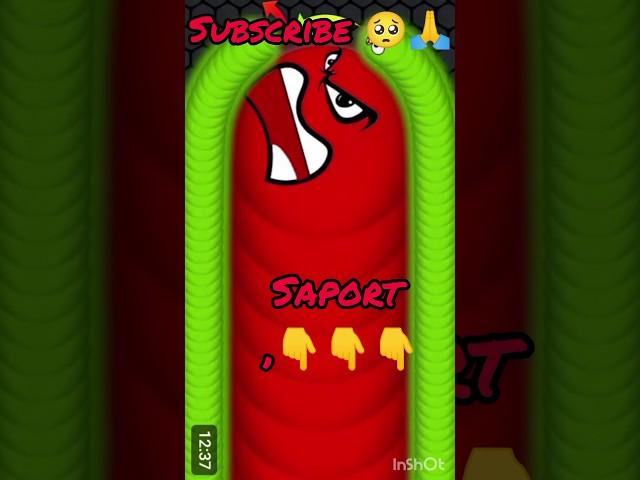 CACING MUNGIL VS CACING BESAR  ALASKA #worm #wormszone #games #gameplay