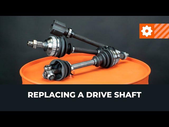 How to change a CV axle [AUTODOC TUTORIAL]