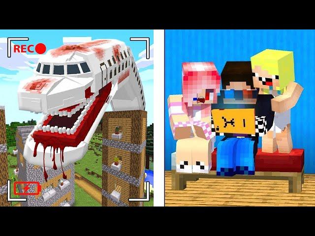 WE FOUND A PLANE EATER IN MINECRAFT!