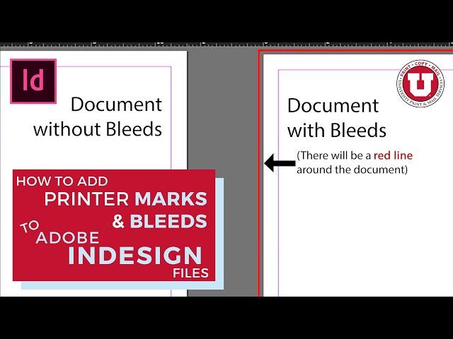 How to Add Printer Marks & Bleeds to Adobe InDesign