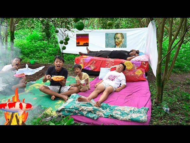 SEHARIAN TIDUR DI TENGAH HUTAN, PAKE 2 KASUR!!, PART 2