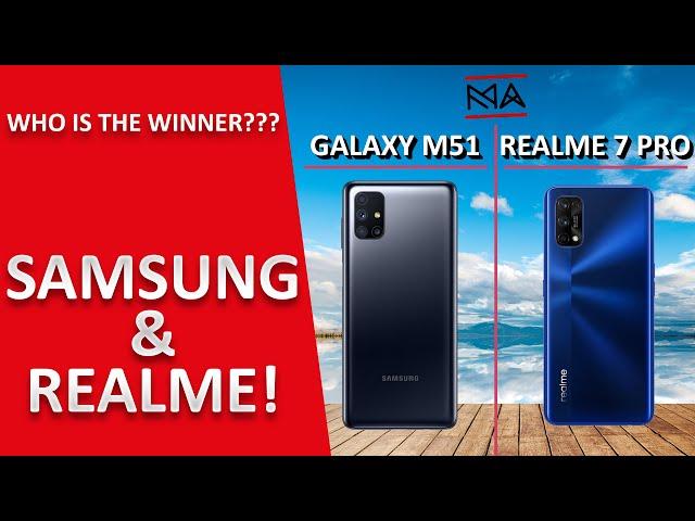 Samsung Galaxy M51 vs Realme 7 Pro | WHO IS THE WINNER? KAZANAN KİM?