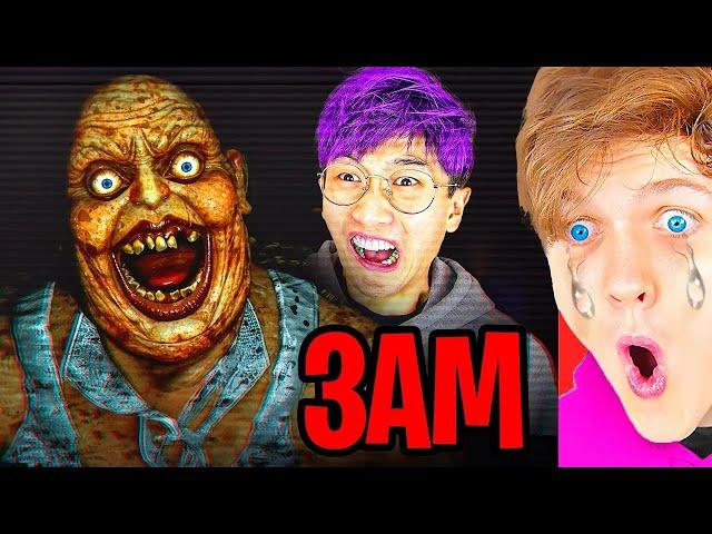 CREEPY LUNCH LADY *ATTACKED US!?* (LANKYBOX Playing LUNCH LADY Full Game)