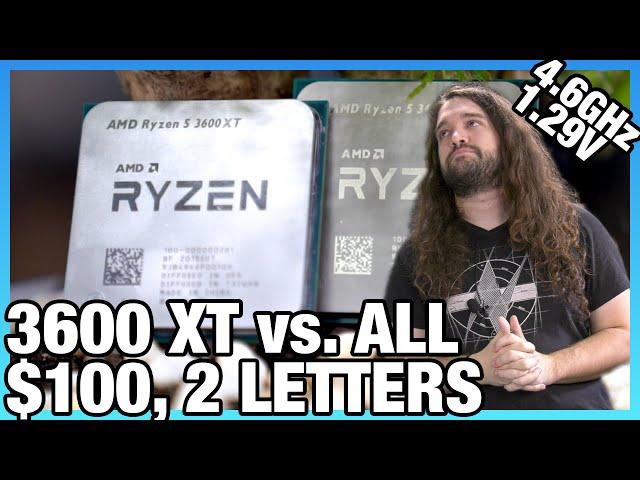 AMD Ryzen 5 3600XT CPU Review & Benchmarks: $100 for 2 Letters (vs. 3600, 3700X, More)