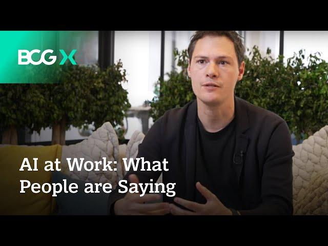 AI at Work: What People are Saying