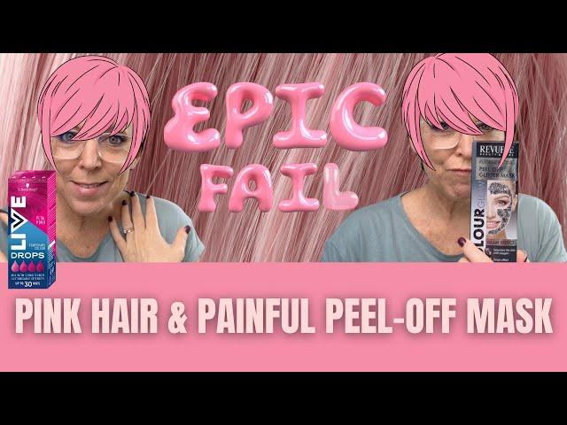 PINK HAIR DISASTER (Schwarzkopf Live Drops) & Face Mask Fiasco! 