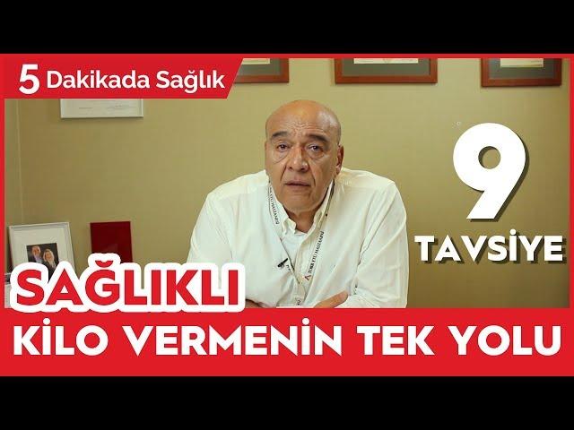 EN SAĞLIKLI ZAYIFLAMA - (SAĞLIKLI KİLO VERMENİN TEK YOLU!) / 5 Dakikada Sağlık