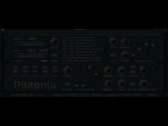 FREE SYNTH PLUTONIA  HG FORTUNE  SOUND DEMO