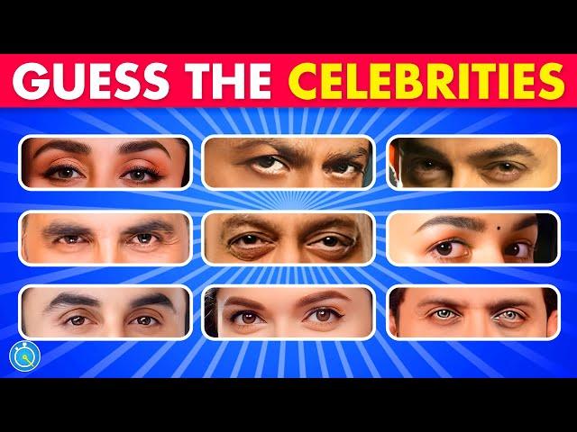 Guess The Bollywood Celebrity by Eyes | Bollywood Quiz