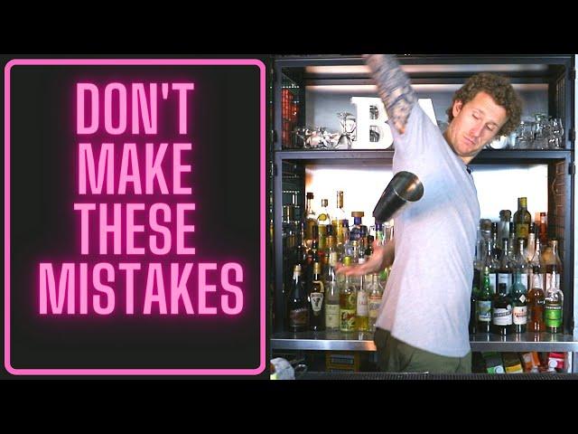 5 common mistakes flair bartenders make