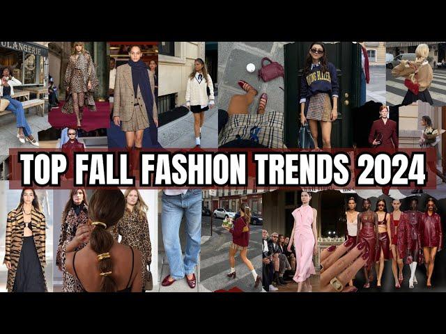 Fall Fashion Trends for 2024