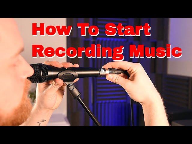 How To Start Recording Music in a Home Studio