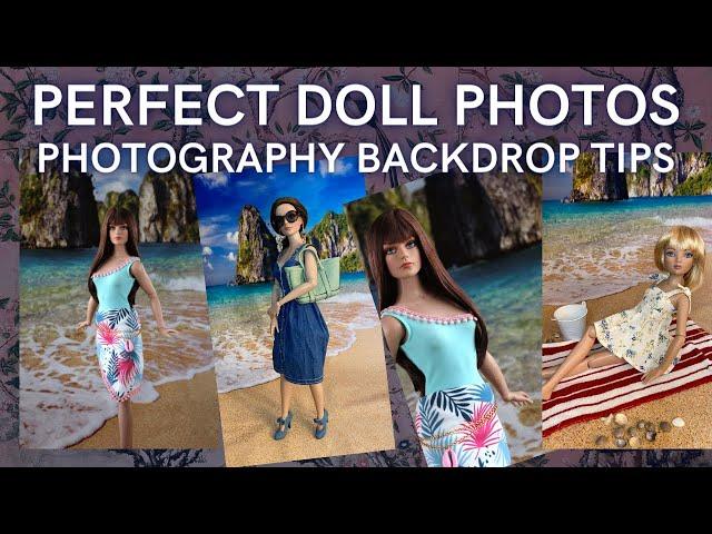 CAPTURE PERFECT DOLL PHOTOS | HOW TO USE A PHOTOGRAPHY BACKDROP WITH FACETS BOUTIQUE