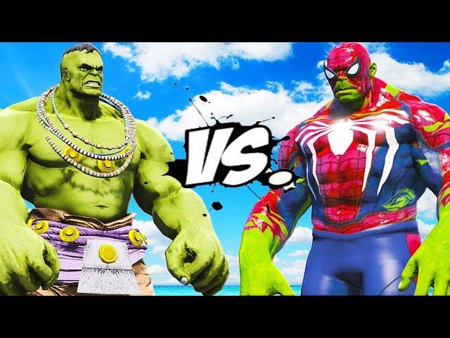 HULK-SPIDERMAN VS ULTIMATE HULK