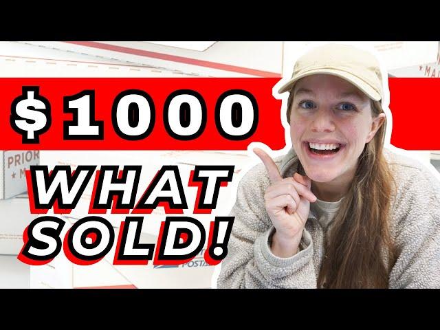 WHAT SOLD - $1000 as a Seller on Poshmark, eBay & Mercari!