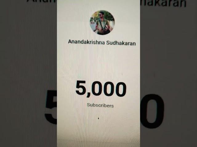 Thank you all for your support #5000sub #5000subscribers #shorts #youtubeshorts