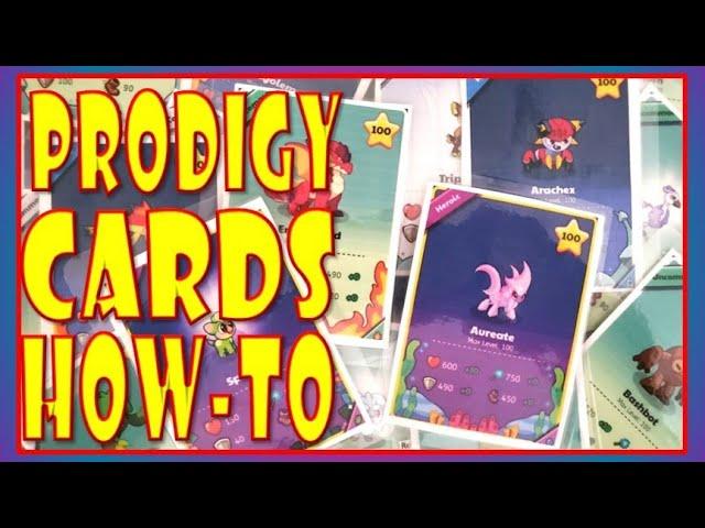 Prodigy Cards are HERE!!! How To Print and Build Your Own Set!!!