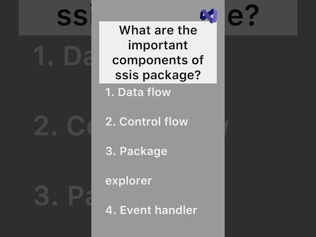 What are the important components of the SSIS ?