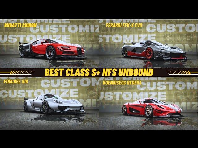 Top 5 Best S+ Class Car in NFS Unbound - Need For Speed Unbound unite