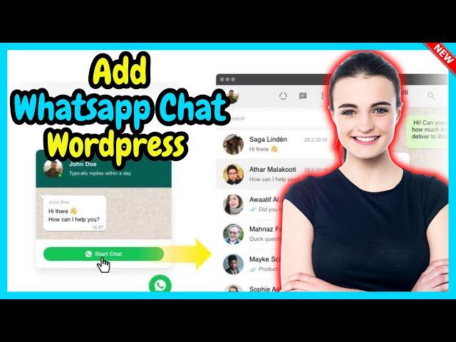 How To Add Whatsapp Chat To WordPress Website Free 2024