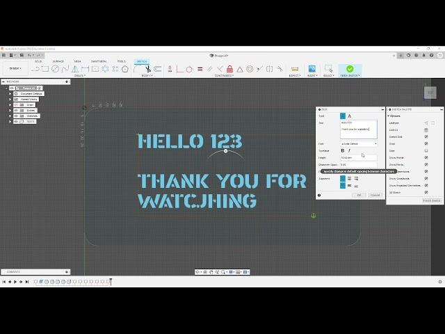 Enable Custom Text in Fusion 360 [.TTF]