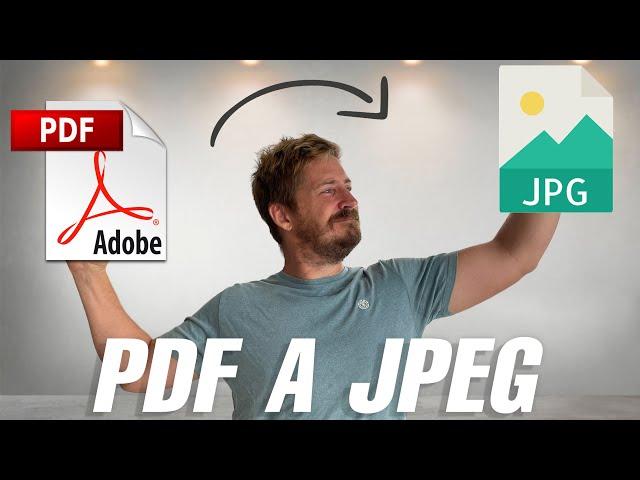 COMO CONVERTIR UN PDF A JPG