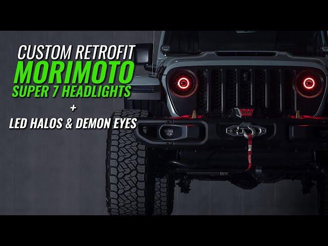 Morimoto Super7 Headlight Retrofit Guide: Add RGB Halos & Demon Eyes to Your Jeep